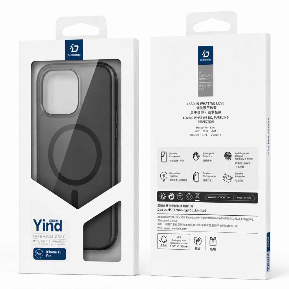 Чохол Dux Ducis для iPhone 15 Pro Yind Series Чохол Dux Ducis для iPhone 15 Pro Yind Series 55500