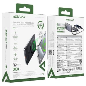 Battery Pack Acefast M8 PD 18W Ultra-Thin 5000mAh 58300