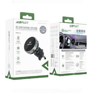 Автомобільний тримач з бездротовою зарядкою Acefast D40 Qi2 Ice Cooling Air Vent Series 33965
