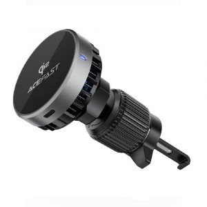 Автомобільний тримач з бездротовою зарядкою Acefast D40 Qi2 Ice Cooling Air Vent Series 33964