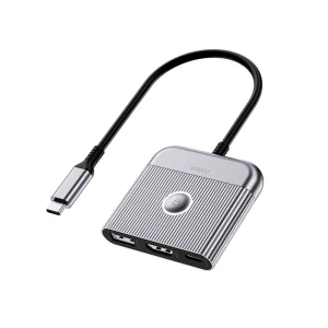 Перехідник Wiwu 3in1 Wi-HB002 Traveling Series [USB-C to USB-C + HDMI + USB3.0] 55562