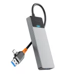 Перехідник Wiwu A431C Linker Series [USB-C to 3xUSB3.0 + USB-C] 37094