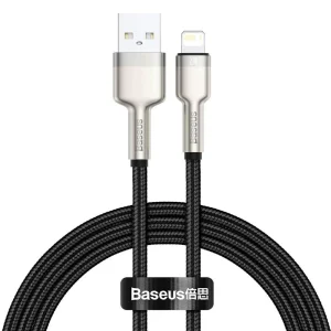 Кабель Baseus Cafule Metal Lightning 1m 42410