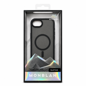 Чохол Monblan для iPhone 16e/17e [MMMt16e/17e] Magnetic Matte Series (Black) 57486