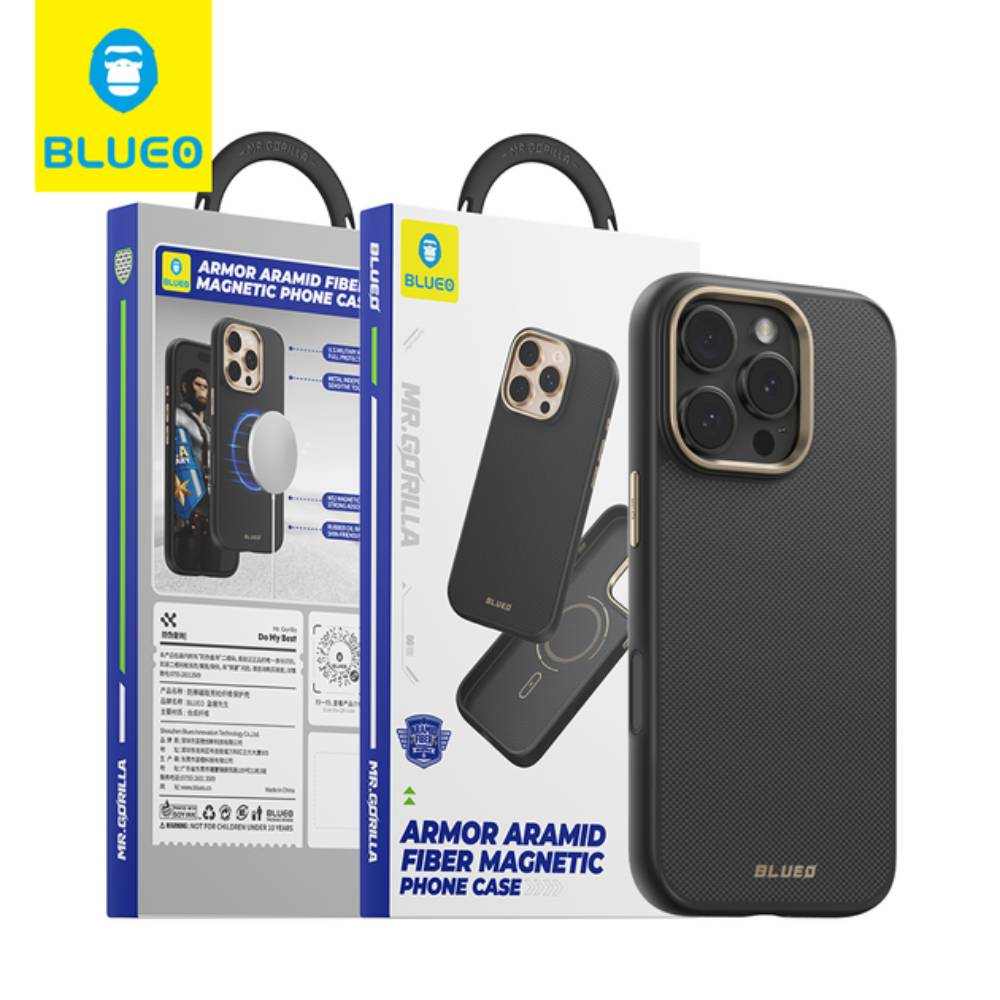 Чохол Blueo для iPhone 16 Pro BL060 Armor Aramid Magnetic Series Чохол Blueo для iPhone 16 Pro BL060 Armor Aramid Magnetic Series 55167