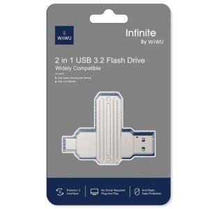 Флеш накопичувач WiWU Wi-FD003 512G 2in1 USB + USB-C Infinite Series 55535
