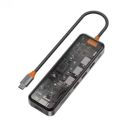 Перехідник Wiwu USB-C 8in1 Cyber Hub Series 35631