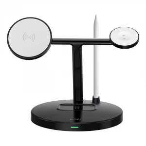 Бездротова зарядка Wiwu Wi-W032 4in1 Magnetic Cableless Series [Phone/Watch/Earphone/Pencil] 40375