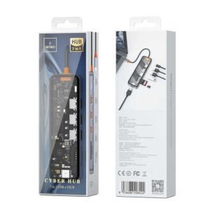 Перехідник Wiwu USB-C 12in1 Cyber Hub Series 62864