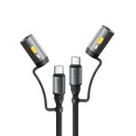 Кабель Acefast J4 USB-C to USB-C Multi-Function Led 42692