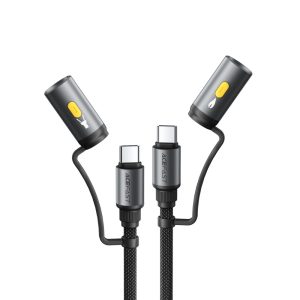 Кабель Acefast J4 USB-C to USB-C Multi-Function Led 42692