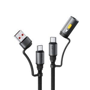 Кабель Acefast J5 USB + USB-C Multi-Function Led 56870