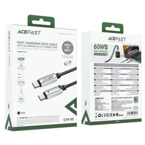 Кабель Acefast C19-03 60W USB-C to USB-C 42701