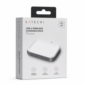 Бездротова зарядка Satechi USB-C Wireless Charging Dock for Airpods 56554