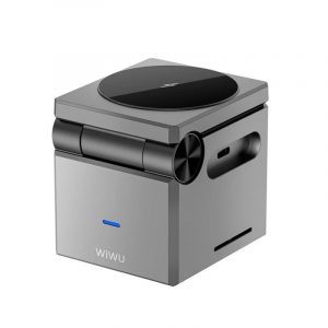 Бездротова зарядка Wiwu Wi-W030 3in1 Small Aquare Series [Phone/Earphone/Watch] 40371