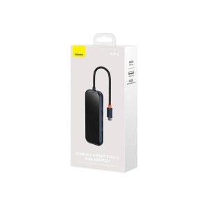 Перехідник Baseus AcmeJoy 4in1 USB-C to 3xUSB3.0 + USB-C 43432