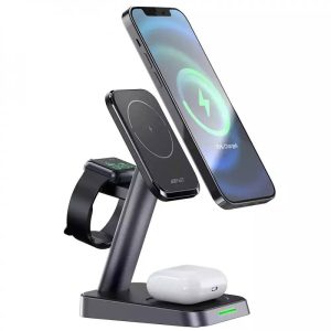 Бездротова зарядка Acefast E3 Desktop 3in1 Stand Series 42779