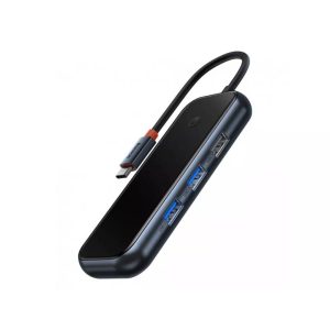 Перехідник Baseus AcmeJoy 5in1 USB-C to HDMI+2xUSB3.0+USB2.0+USB-C PD&Data 43424