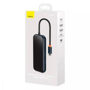 Перехідник Baseus AcmeJoy 5in1 USB-C to HDMI+2xUSB3.0+USB2.0+USB-C PD&Data 43425