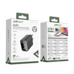 Адаптер Acefast A108 PD67W GaN 2xUSB-C+USB-A 37195