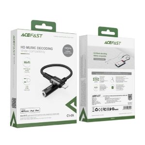 AUX Acefast C1-05 Aluminium Alloy Lightning to 3.5mm 56331