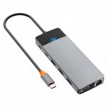 Перехідник Wiwu USB-C 12in1 Cyber Hub Series 41420