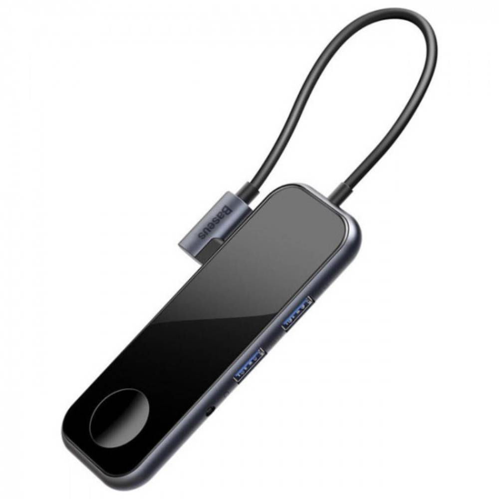 Адаптер Baseus Superlative HUB Type-C to 2xUSB3.0+HDMI+Audio+PD+iWatch Адаптер Baseus Superlative HUB Type-C to 2xUSB3.0+HDMI+Audio+PD+iWatch 41427