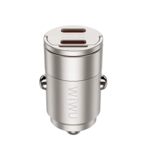 Автомобільний зарядний пристрій Wiwu Wi-QC029 2xUSB-C 30W Nano Series 44207