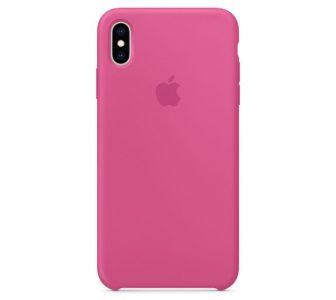 Silicone Case (High Copy) iPhone XS Max -Hibiscus 1-650×580