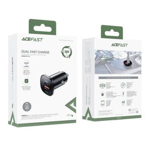Автомобільний зарядний пристрій Acefast B1 Mini USB-C + USB-A 54017