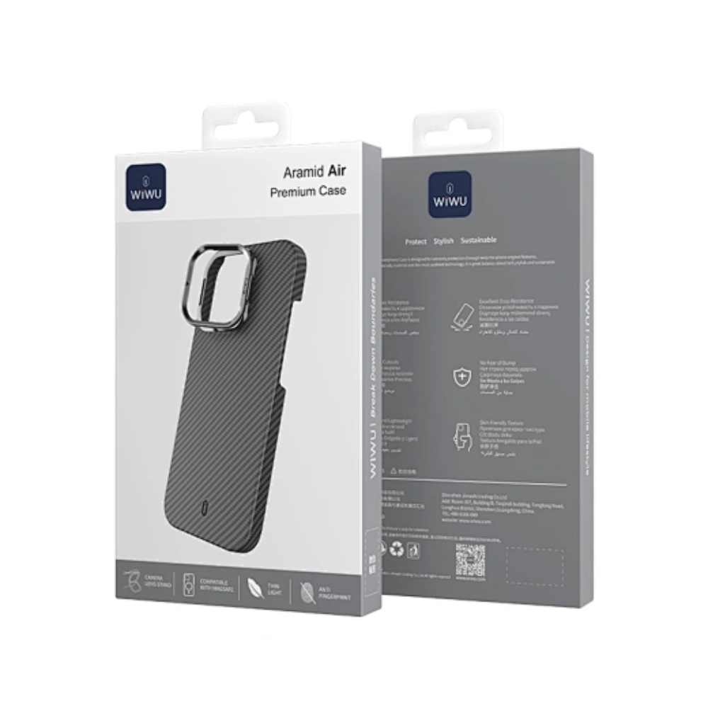 Чохол Wiwu для iPhone 16 Pro DCC-206 Aramid Air Series Чохол Wiwu для iPhone 16 Pro DCC-206 Aramid Air Series 55170