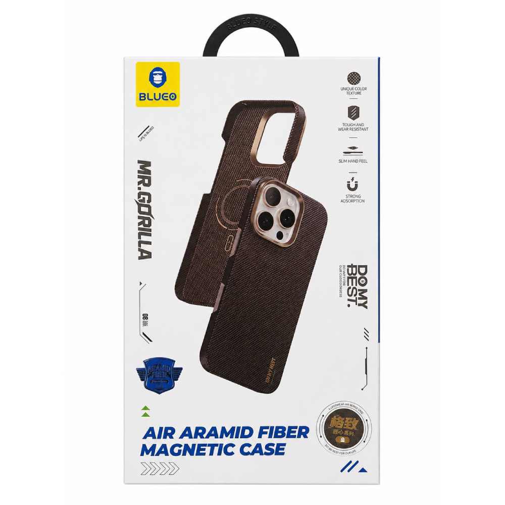 Чохол Blueo для iPhone 16 Pro BL059 Air Aramid Fiber Magnetic Series Чохол Blueo для iPhone 16 Pro BL059 Air Aramid Fiber Magnetic Series 55213