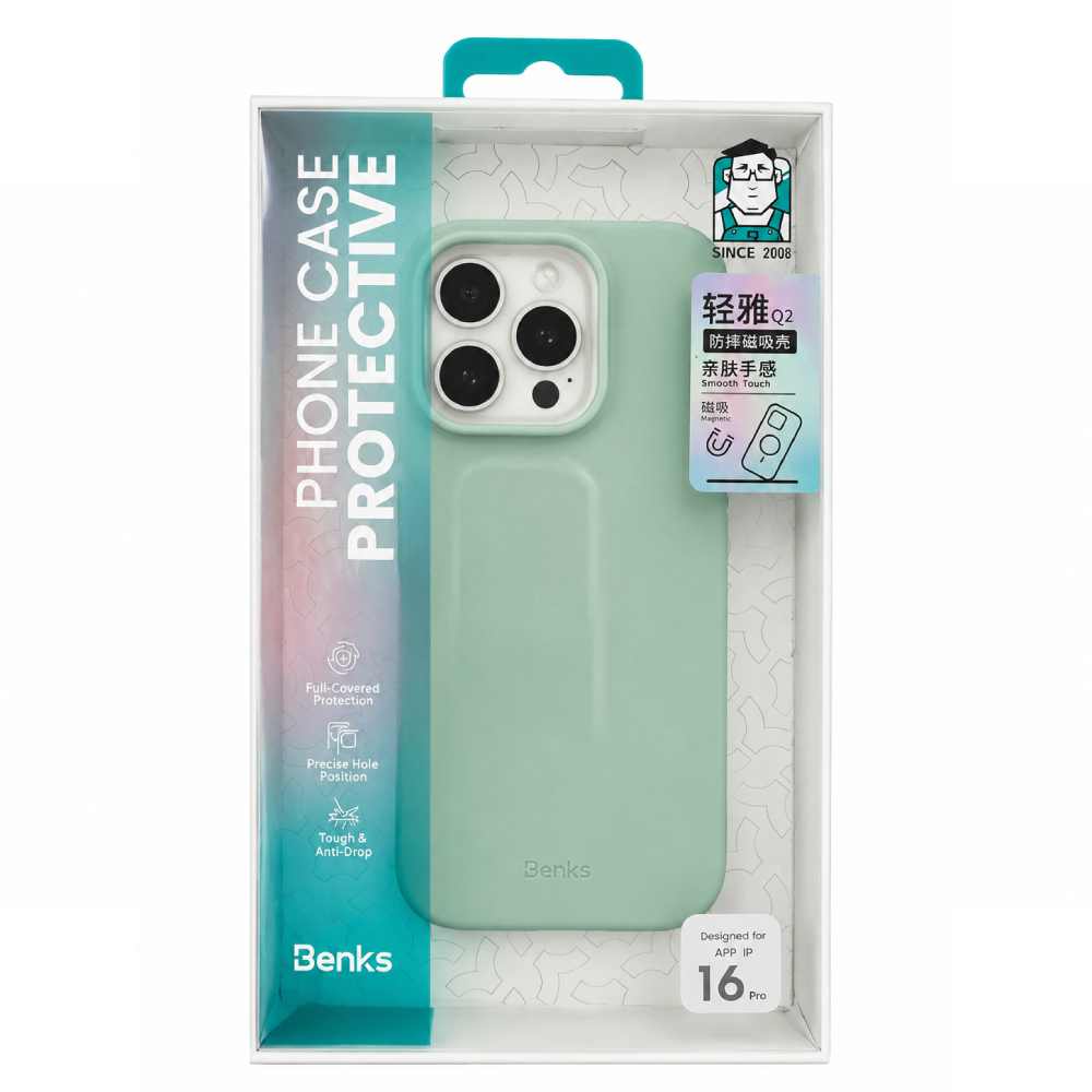 Чохол Benks для iPhone 16 Pro VitaPro Magnetic Series Чохол Benks для iPhone 16 Pro VitaPro Magnetic Series 56024