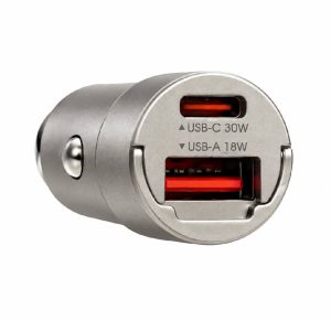 Автомобільний зарядний пристрій Monblan USB + USB-C 30W R1 Car Pro Series 61275