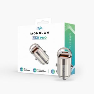 Автомобільний зарядний пристрій Monblan USB + USB-C 30W R1 Car Pro Series 44217