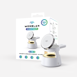 Бездротова зарядка Monblan 5in1 W1 Compact Series 43069