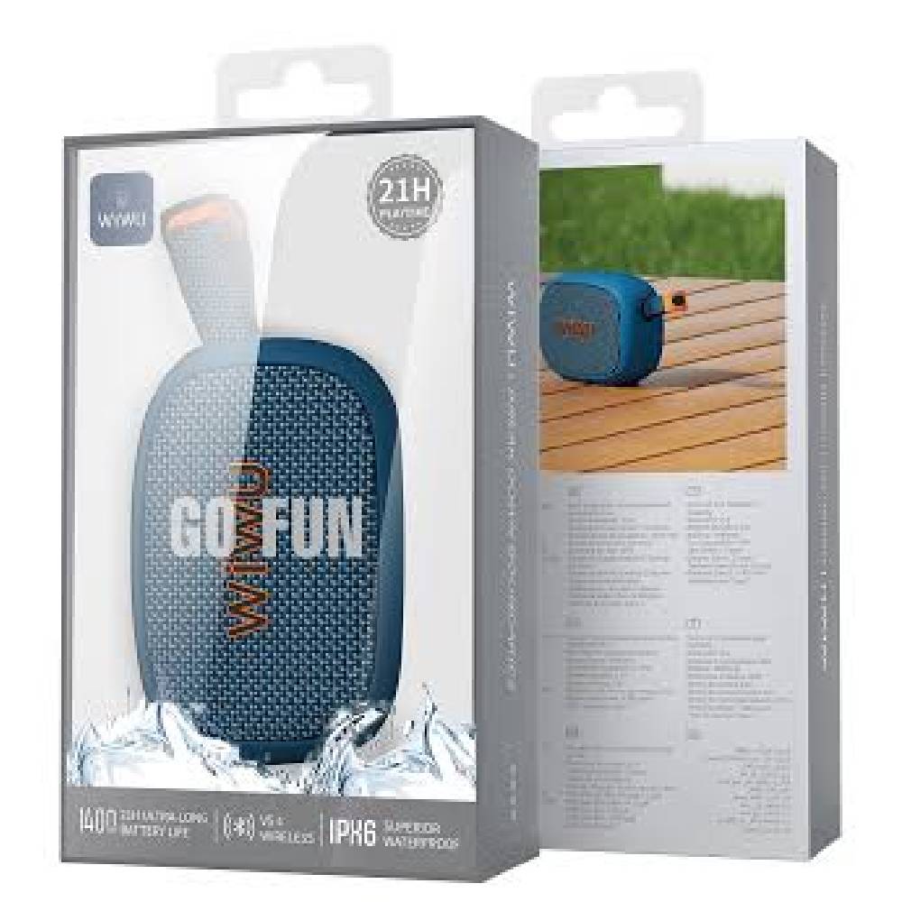 Колонка бездротова Wiwu Go Fun Portable H1 Series Колонка бездротова Wiwu Go Fun Portable H1 Series 53910