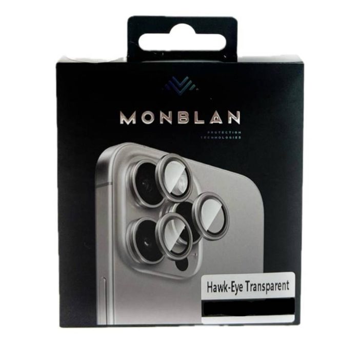 Захисне скло Monblan для камери iPhone 17 Pro/17 Pro Max Metal Ring Series 43872