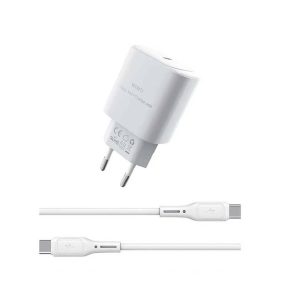 Комплект Wiwu адаптер 30W + кабель USB-C to USB-C Essen Wi-G008 Series 43245