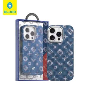Чохол Blueo для iPhone 16 Pro Max BL065 Gilded Tactile Woven Galaxy Aramid Fiber Magnetic Series 43743