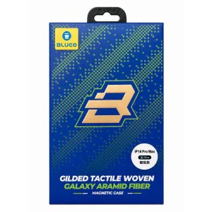 Чохол Blueo для iPhone 16 Pro Max BL065 Gilded Tactile Woven Galaxy Aramid Fiber Magnetic Series 55342