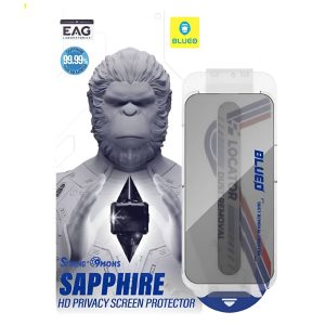 Захисне скло Blueo для iPhone 17 Pro Max/16 Pro Max BL086 Sapphire Privacy with applicator Series 47268