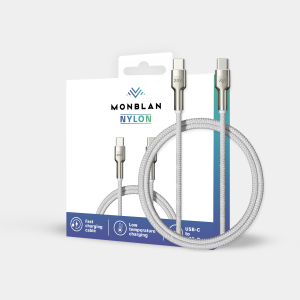 Кабель Monblan USB-C to USB-C 60W Nylon Series 45993