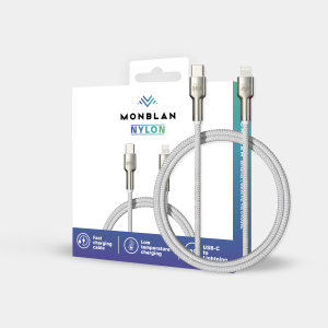 Кабель Monblan USB-C to Lightning 20W Nylon Series 45995