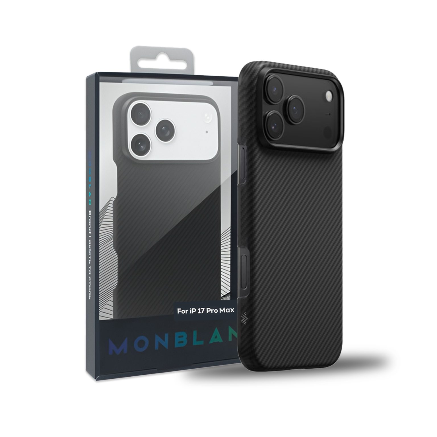 Чохол Monblan для iPhone 17 Pro Max Kevlar Magnetic Air Series Чохол Monblan для iPhone 17 Pro Max Kevlar Magnetic Air Series 54183