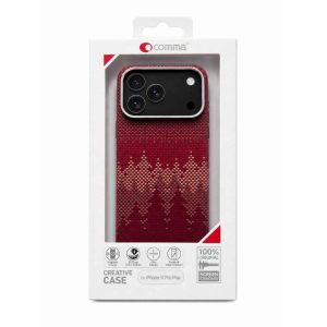 Чохол Comma для iPhone 17 Pro Max Woven Ultra-Thin Kevlar Magnetic Shockproof Series 54024