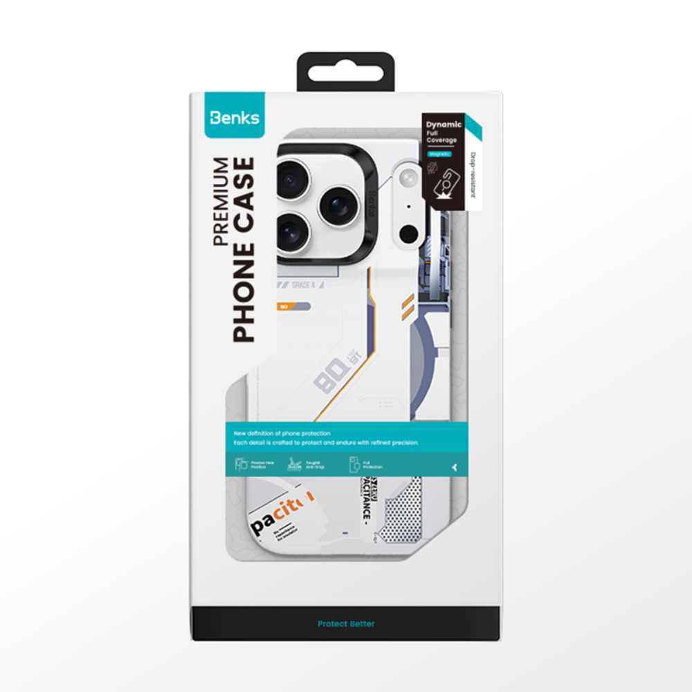 Чохол Benks для iPhone 17 Pro Max Dynamic Magnetic Mecha Series Чохол Benks для iPhone 17 Pro Max Dynamic Magnetic Mecha Series 54196