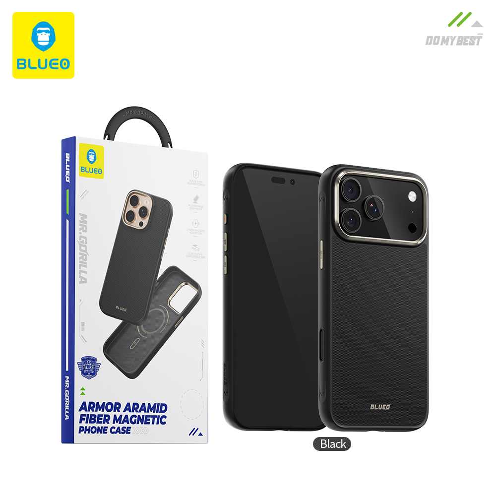 Чохол Blueo для iPhone 17 Pro BL060 Armor Aramid Magnetic Series Чохол Blueo для iPhone 17 Pro BL060 Armor Aramid Magnetic Series 54549