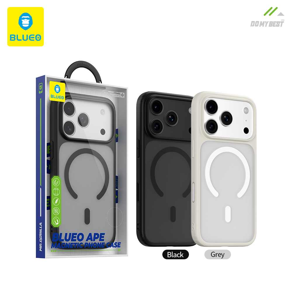 Чохол Blueo для iPhone 17 Pro BL082 Ape Anti-Drop Magnetic Чохол Blueo для iPhone 17 Pro BL082 Ape Anti-Drop Magnetic 54570