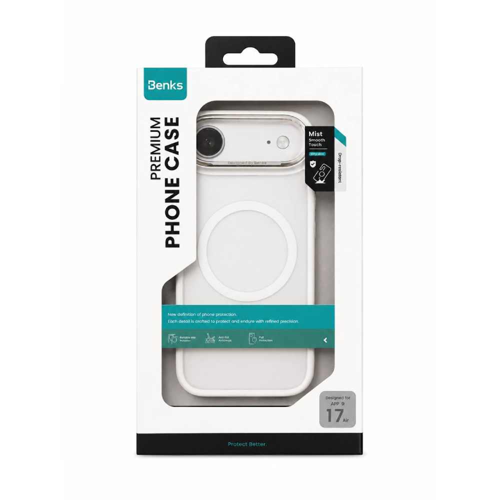 Чохол Benks для iPhone 17 Air Magnetic Mist Series Чохол Benks для iPhone 17 Air Magnetic Mist Series 54666
